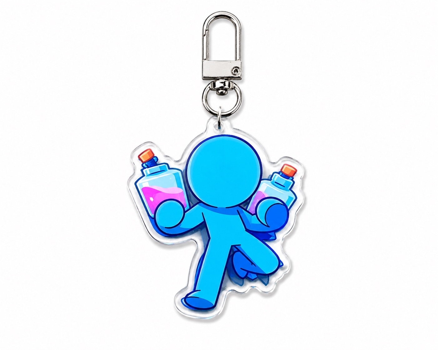 Blue Keychain