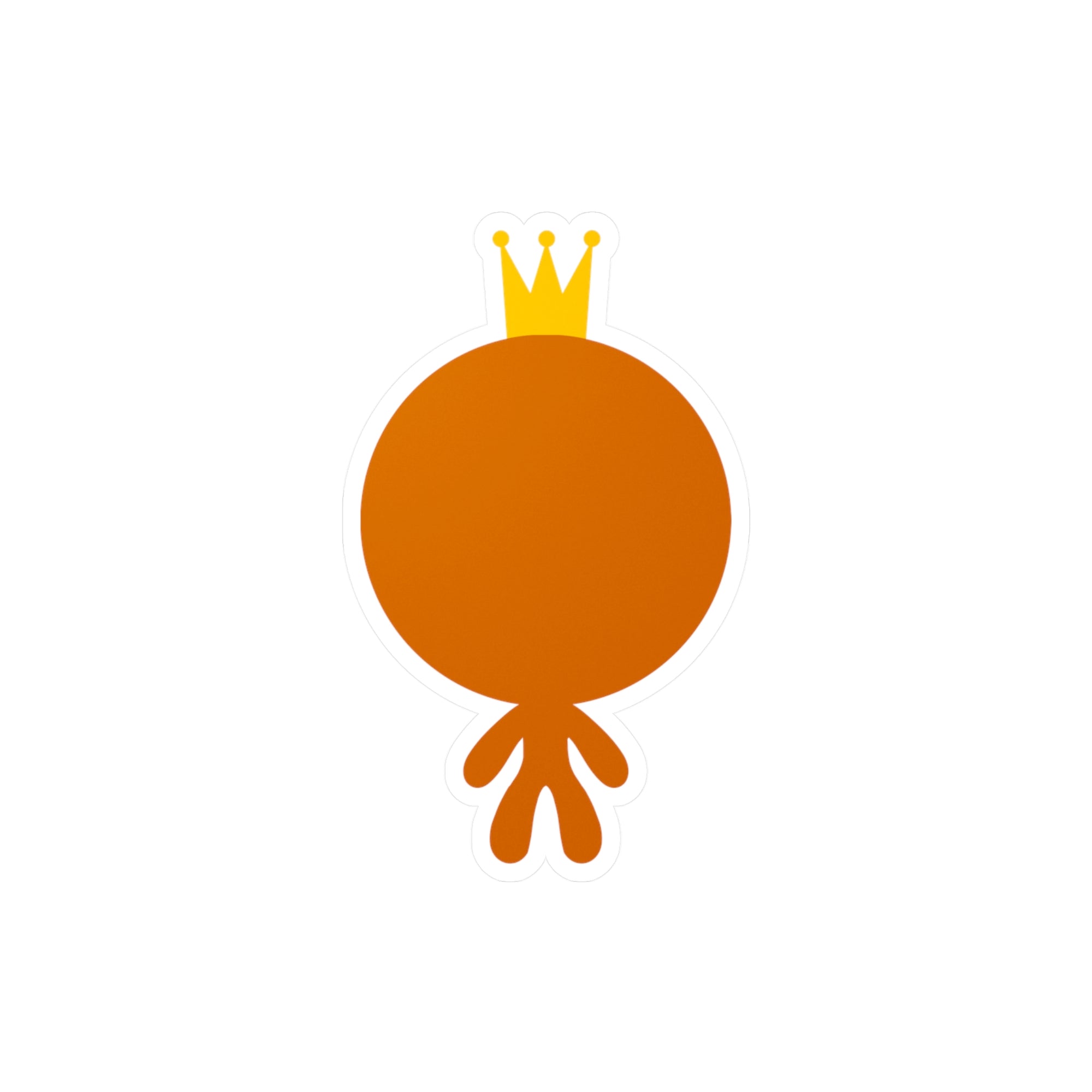 King Orange Sticker