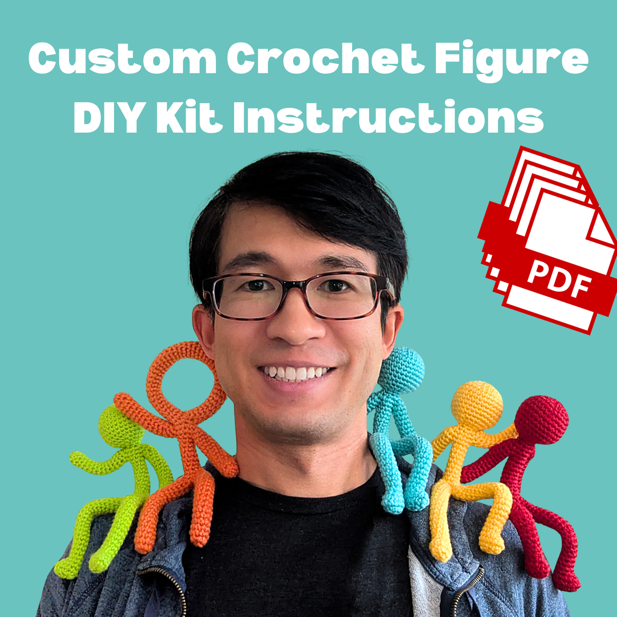 Custom Crochet Figure DIY Kit: 5 Characters – Alan Becker