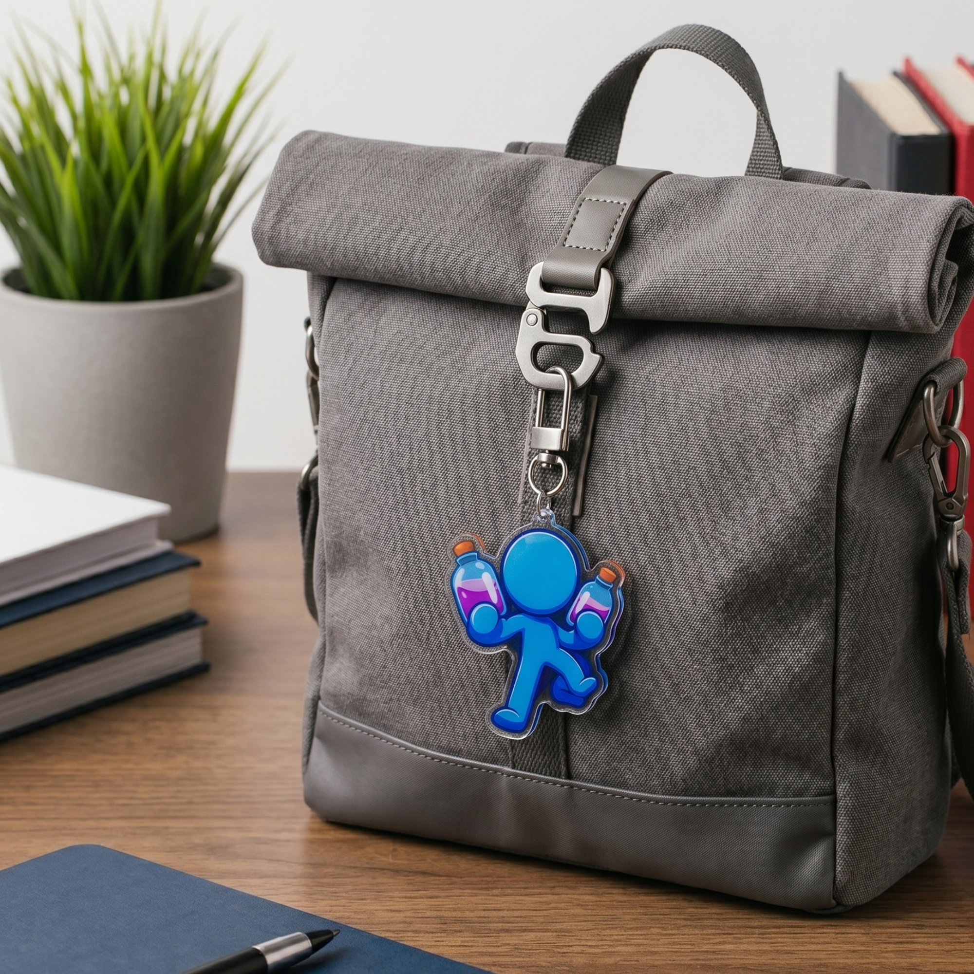 Blue Keychain