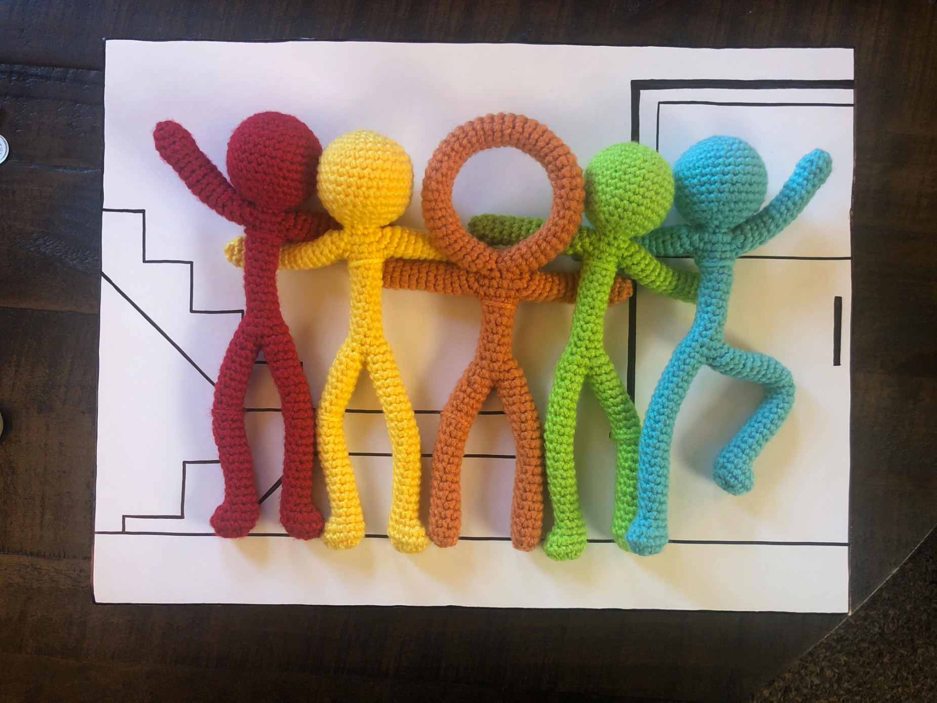 Custom Crochet Figure DIY Kit: 5 Characters
