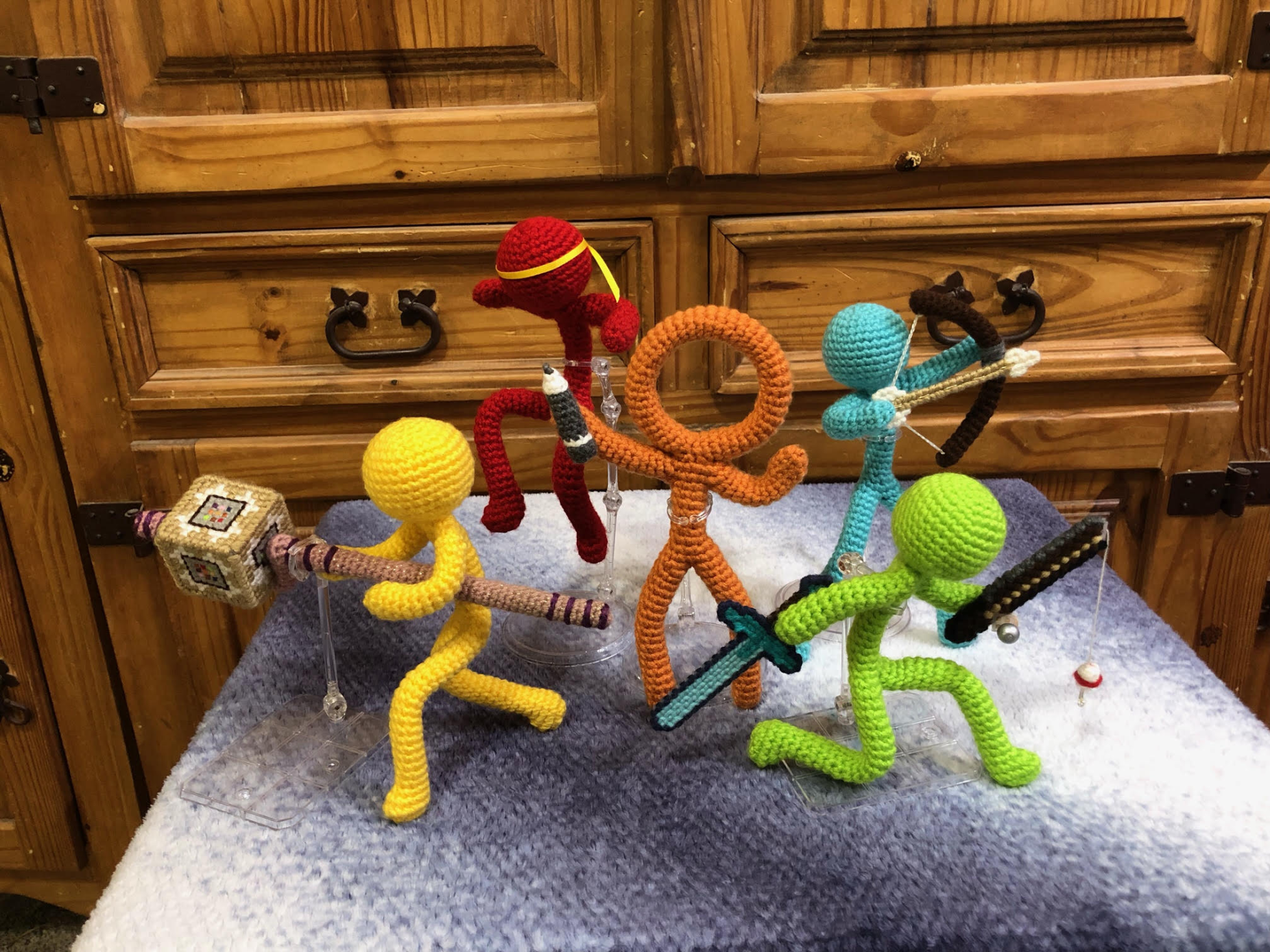 Custom Crochet Figure DIY Kit: 5 Characters – Alan Becker