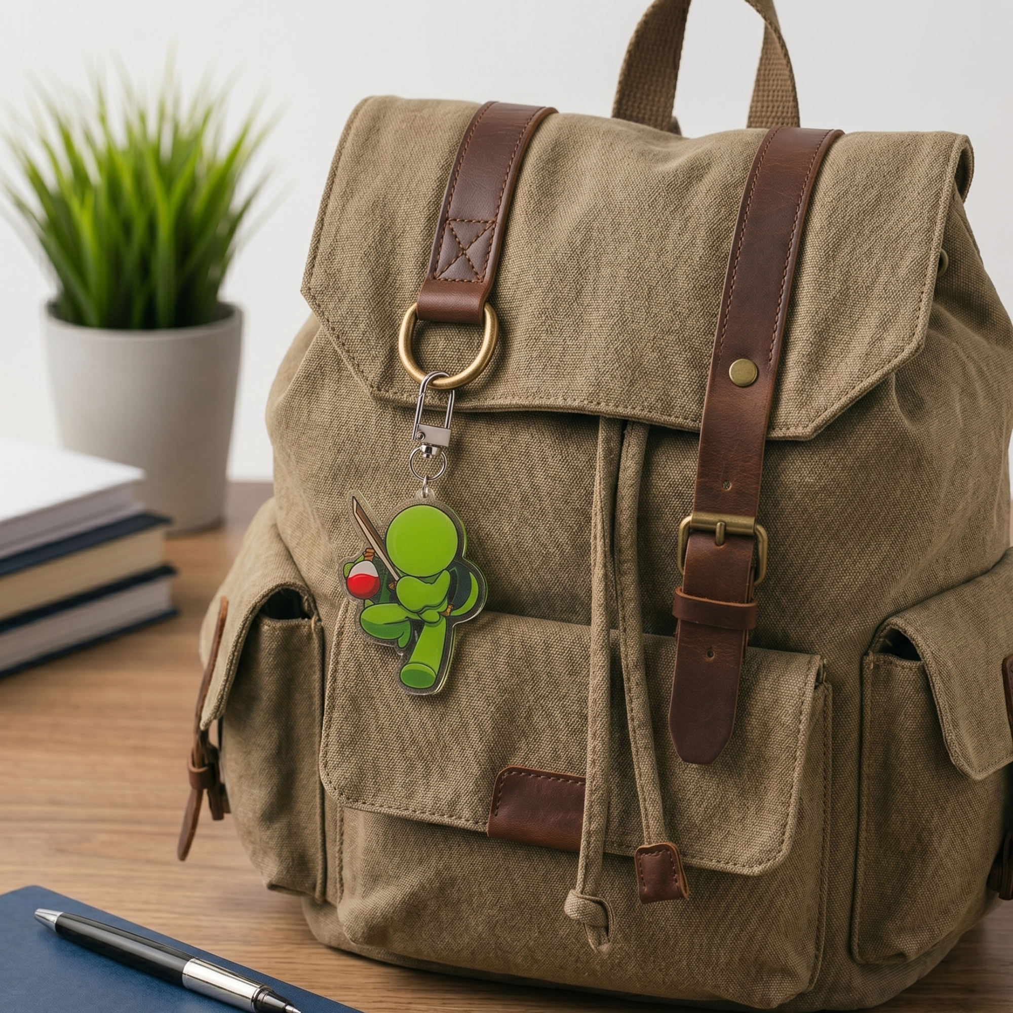 Green Keychain