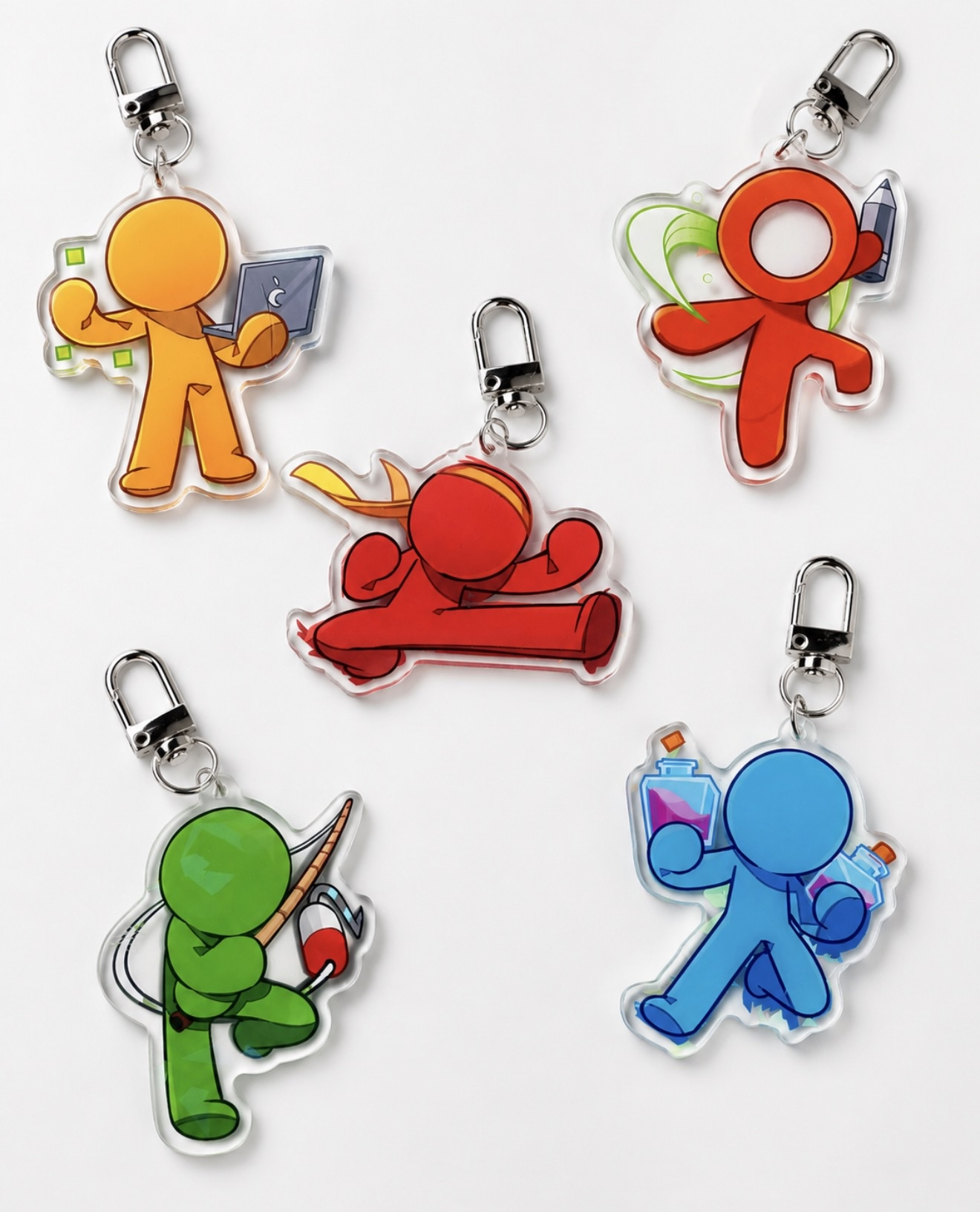 Squad Keychain Set