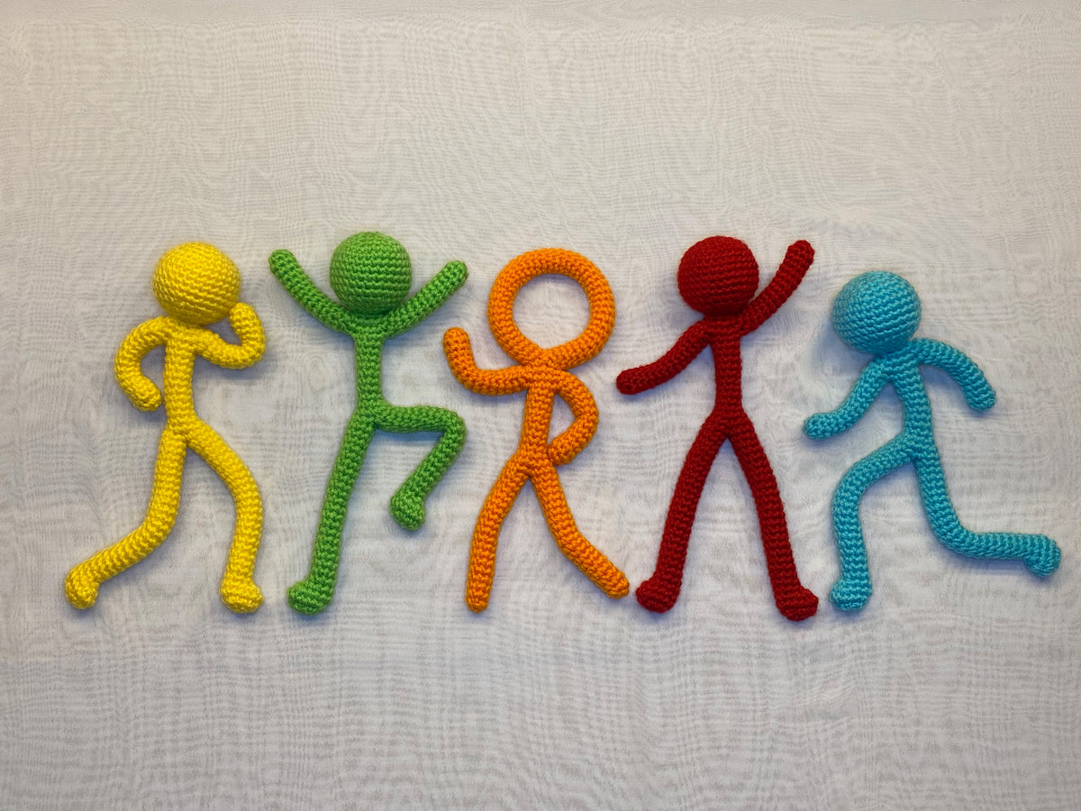 Custom Crochet Figure DIY Kit: 5 Characters – Alan Becker