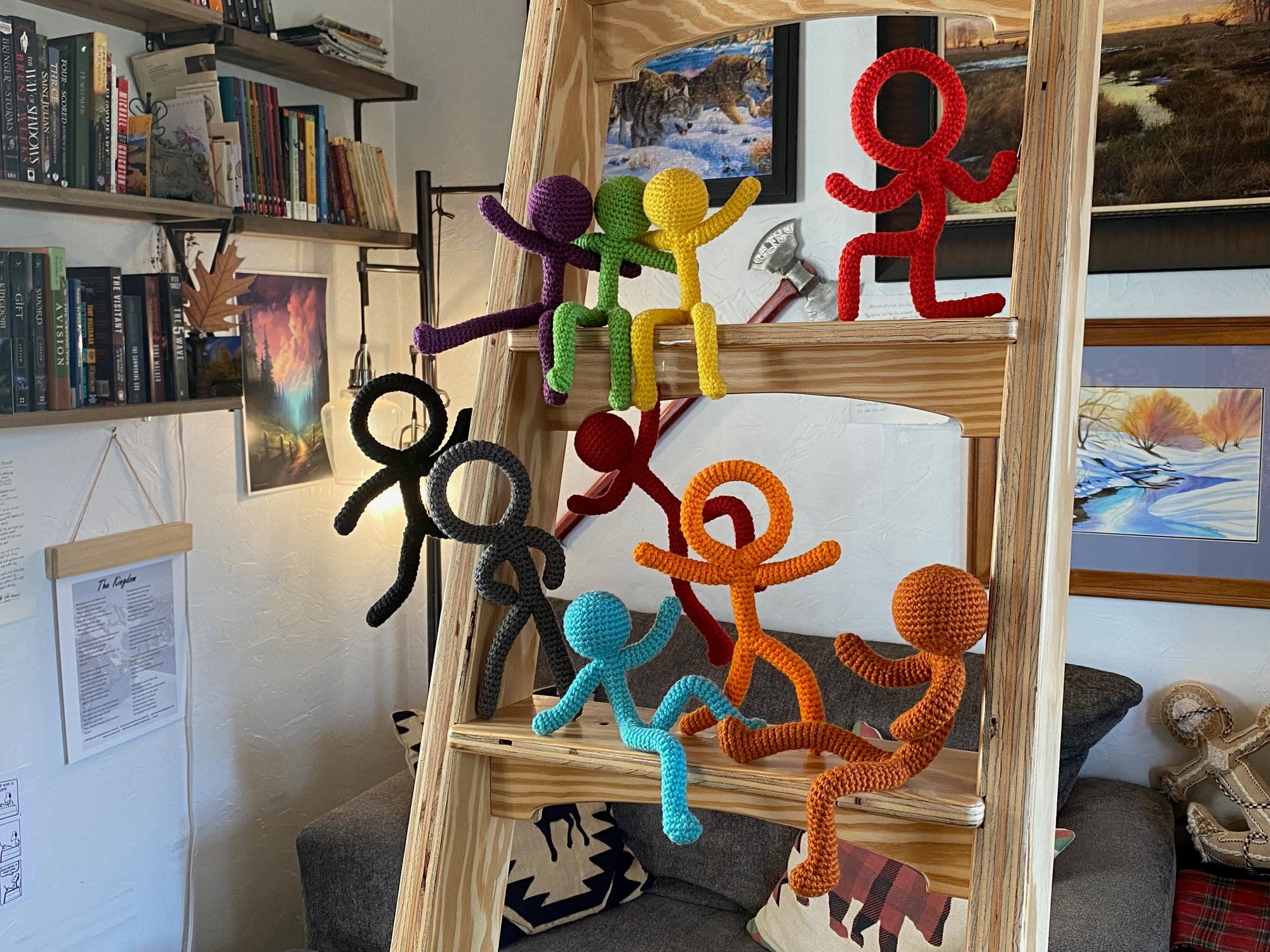 DIY Kit: 10 Crochet Figure Complete Set