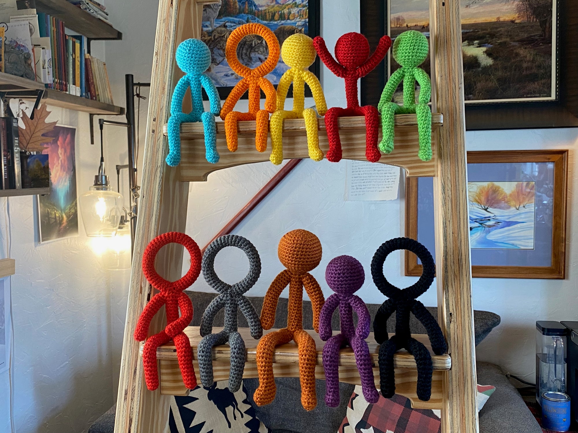 DIY Kit: 10 Crochet Figure Complete Set