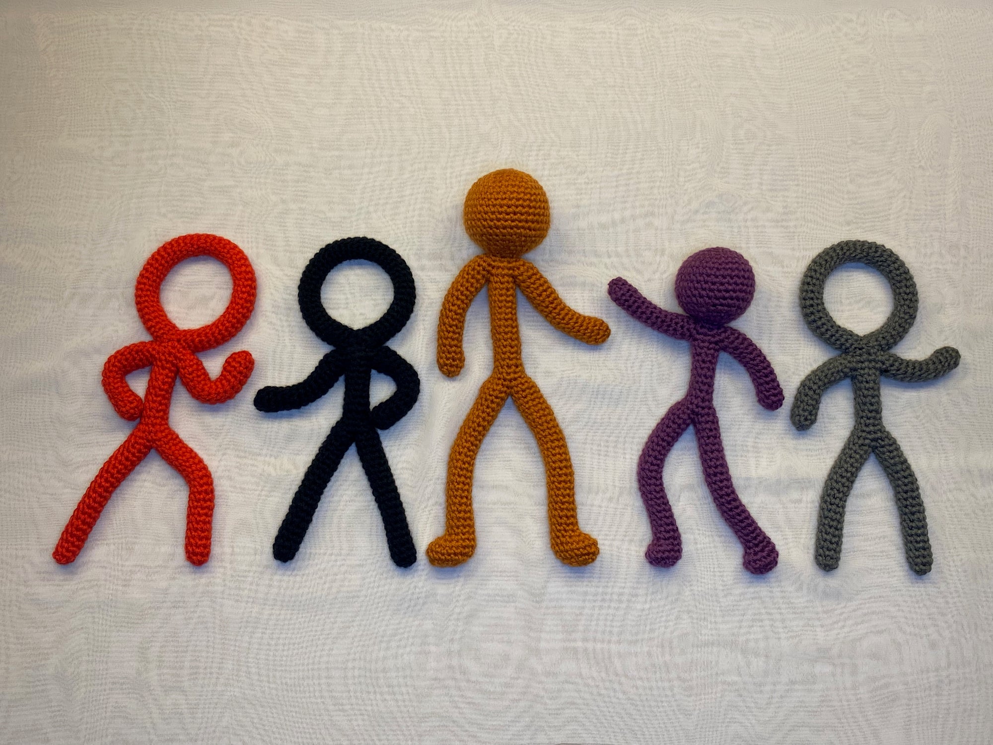 DIY Kit: 10 Crochet Figure Complete Set